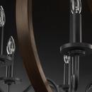 Progress Lighting Antique Bronze 60W 6-Light Candelabra E-12 Incandescent Chandelier 