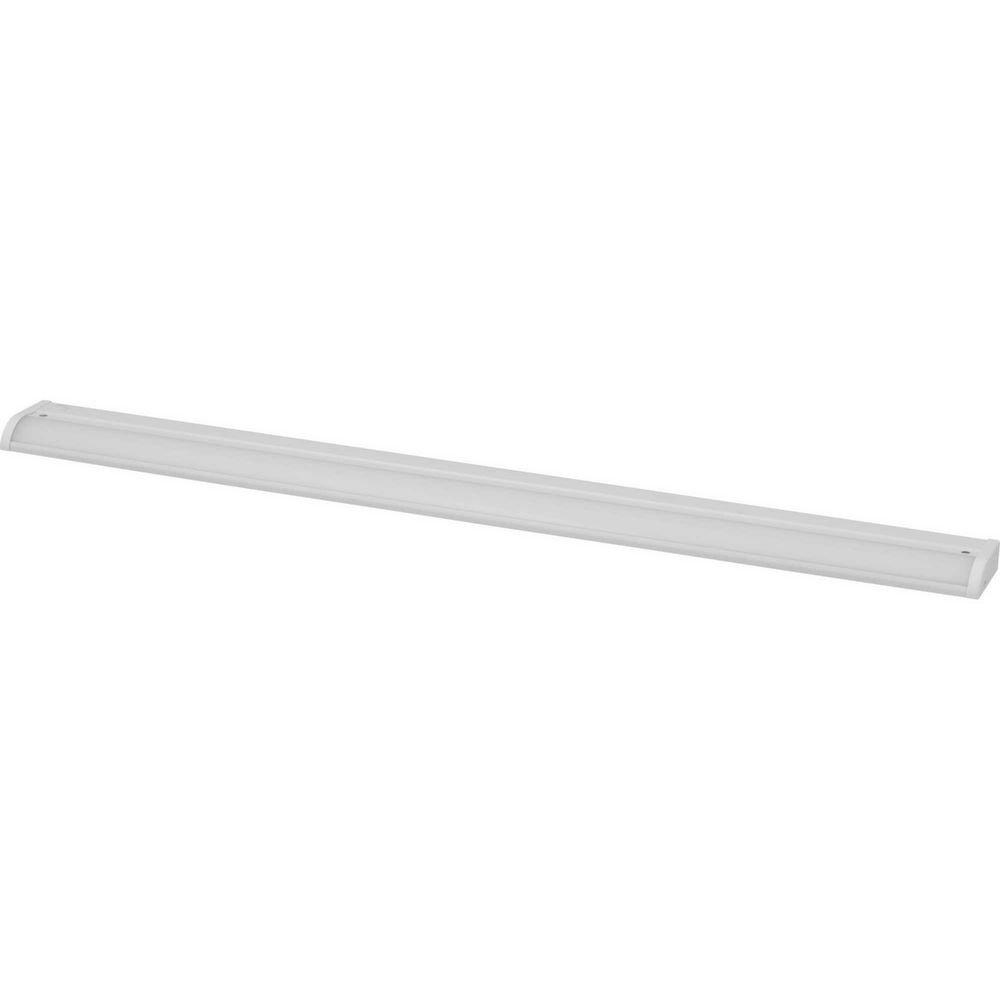 Progress Lighting Satin White 36 in. 20W 1-Light Linear LED Under Cabinet Lighting 