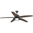 60 in. 5-Blade Indoor/Outdoor Ceiling Fan in Forged Black