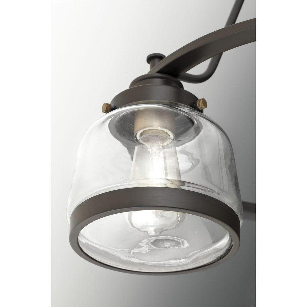 Progress Lighting Antique Bronze 75W 3-Light Medium E-26 Incandescent Chandelier 