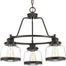 75W 3-Light Medium E-26 Incandescent Chandelier in Antique Bronze