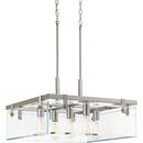 Progress Lighting Brushed Nickel 60W 5-Light Medium E-26 Incandescent Pendant 