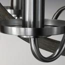 Progress Lighting Brushed Nickel 60W 6-Light Candelabra E-12 Incandescent Chandelier 