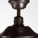 Progress Lighting Antique Bronze 58W 5-Blade Indoor Ceiling Fan with 52 in. Blade Span and LED Light 