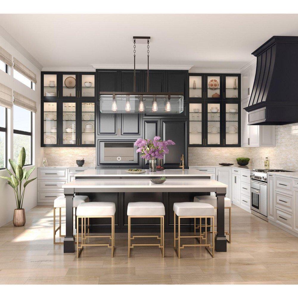 Progress Lighting Antique Bronze 60W 5-Light Medium E-26 Incandescent Chandelier 