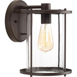 1-Light 100W Medium E-26 12in. Tall Outdoor Wall Sconce in Antique Bronze