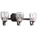 Progress Lighting Antique Bronze 100W 3-Light Medium E-26 Incandescent Vanity Fixture 