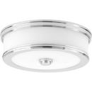 Progress Lighting Polished Chrome 17W 1-Light 3000 Kelvin LED Flush Mount Ceiling Fixture 