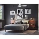 Progress Lighting White 62W 5-Blade Ceiling Fan with 52 in. Blade Span and LED Light 