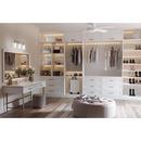 Progress Lighting White 62W 5-Blade Ceiling Fan with 52 in. Blade Span and LED Light 