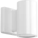 12W 1-Light LED Outdoor Wall Sconce in White