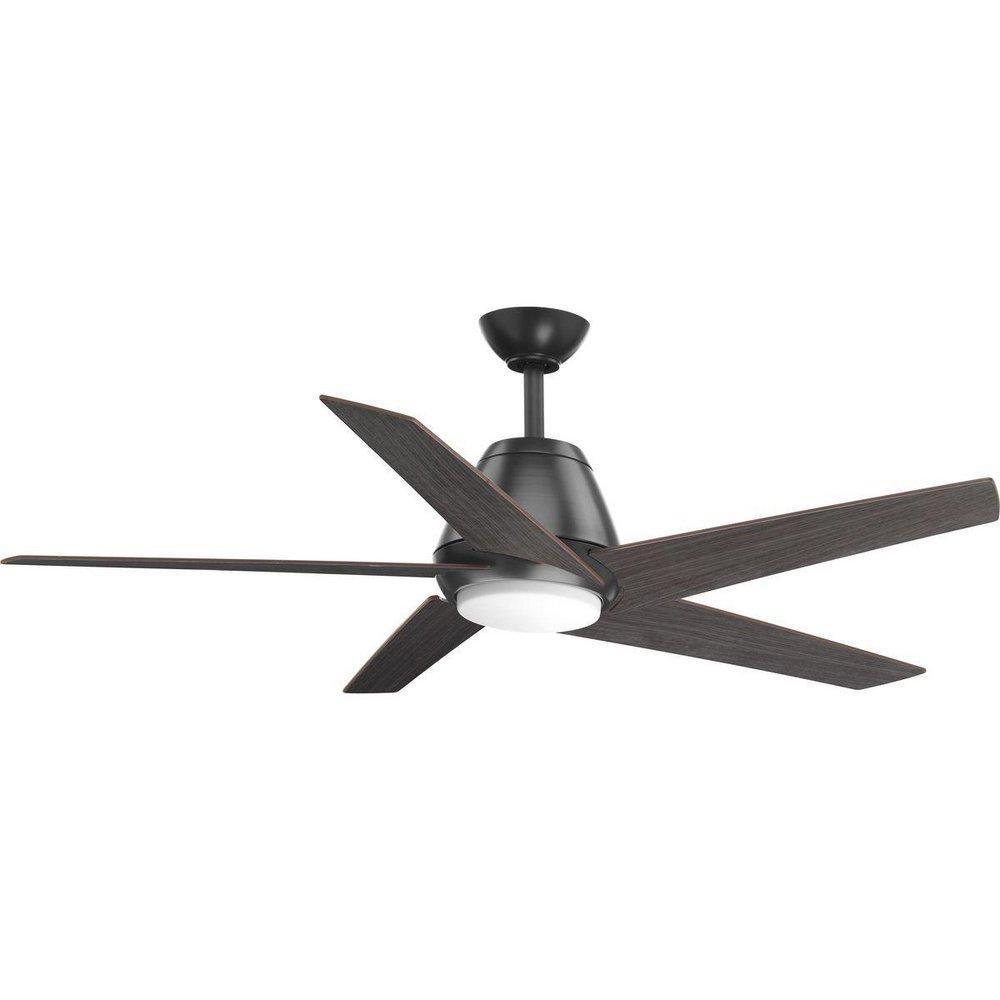 Progress Lighting Graphite 54 in. 18W 5-blade 1-Light Ceiling Fan 