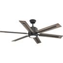 6 -Blade Ceiling Fan with 60 in. Blade Span in Gilded iron