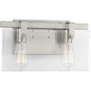 Progress Lighting Brushed Nickel 60W 2-Light Bath Light 