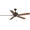 Progress Lighting Antique Bronze 71W 5-Blade Indoor and Outdoor Ceiling Fan with 60 in. Blade Span 