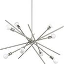 Progress Lighting Brushed Nickel 60W 8-Light Medium E-26 Incandescent Chandelier 