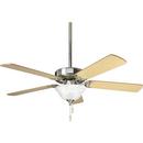 Progress Lighting Unfinished 20W 2-Light LED Ceiling Fan Light Kit with Alabaster 