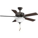 Progress Lighting Unfinished 20W 2-Light LED Ceiling Fan Light Kit with Alabaster 