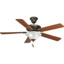 Progress Lighting White 10W 2-Light Medium E-26 Ceiling Fan Light Kit 