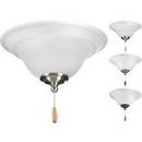 Progress Lighting White 10W 2-Light Medium E-26 Ceiling Fan Light Kit 