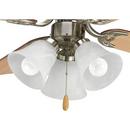 Progress Lighting Brushed Nickel 10W LED Ceiling Fan Light Kit 