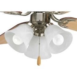 10W LED Ceiling Fan Light Kit in Brushed Nickel