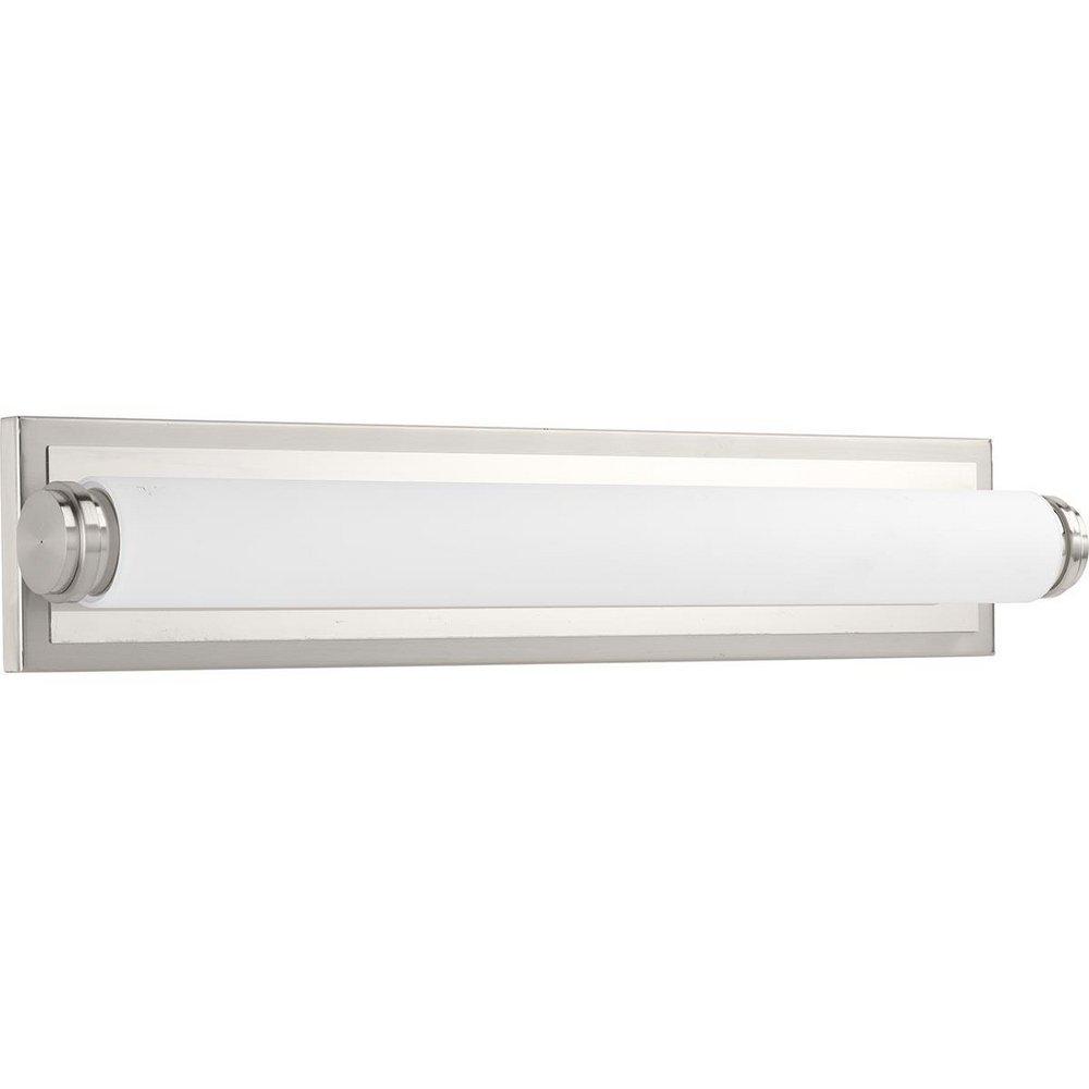 Progress Lighting Brushed Nickel 37W 1-Light Vanity Fixture 