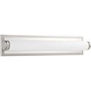 Progress Lighting Brushed Nickel 37W 1-Light Vanity Fixture 