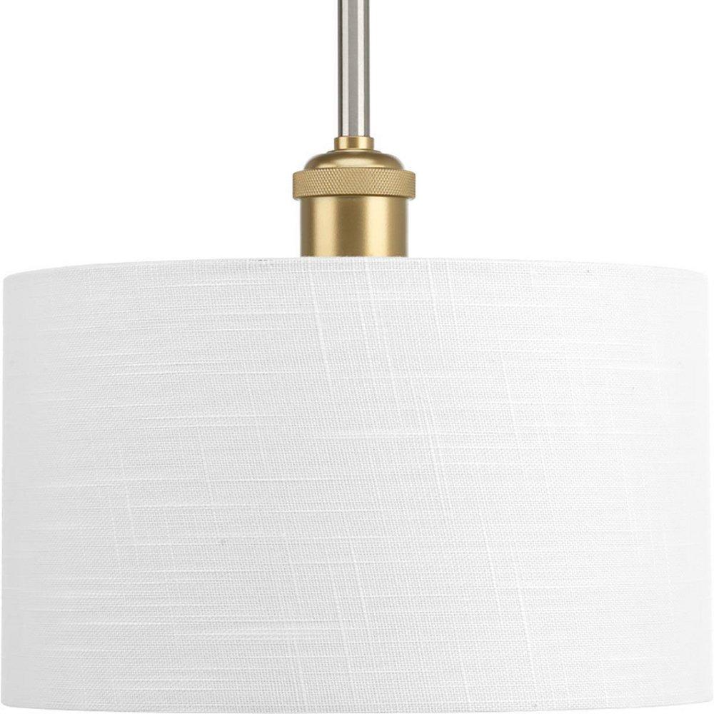 Progress Lighting Brushed Nickel 75W 1-Light Medium E-26 Incandescent Pendant Light 