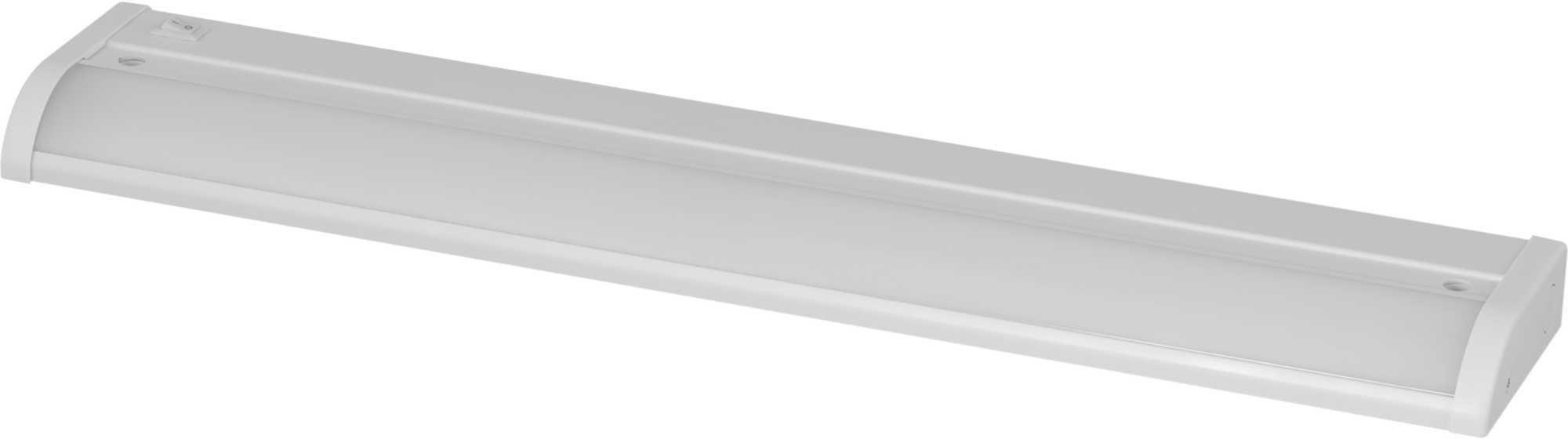 Progress Lighting Satin White 12.5W 1-Light LED Under Cabinet Light Bar 
