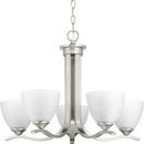 Progress Lighting Brushed Nickel 23-3/4 in. 100W 5-Light Medium E-26 Incandescent Chandelier 