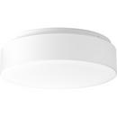 22.5W 1-Light 3000 Kelvin LED Flush Mount Ceiling Fixture in White