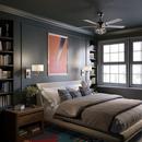 Progress Lighting Gilded Iron 64W 5-Blade Indoor Ceiling Fan with 54 in. Blade Span and LED Light 