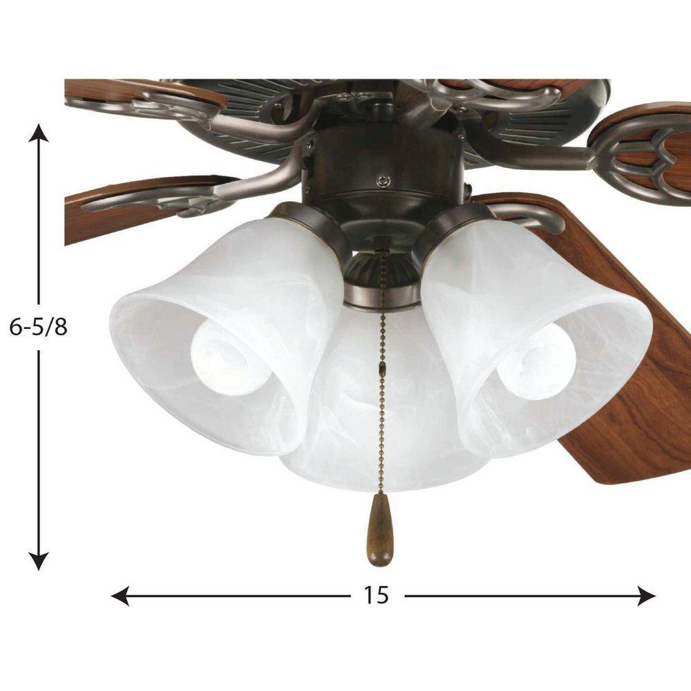 Ceiling Fan Canopy Kit in Weathered Bronze 