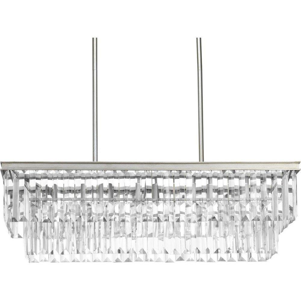 Progress Lighting Silver Ridge 60W 4-Light Medium E-26 Incandescent Chandelier 