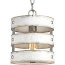 Progress Lighting Galvanized 8-1/2 in. 75W 1-Light Incandescent Mini Pendant 