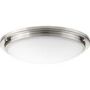 Progress Lighting Brushed Nickel 21 in. 41W 120/277V 3000 Kelvin 2550 Lumens LED Flush Mount Ceiling Fixture 