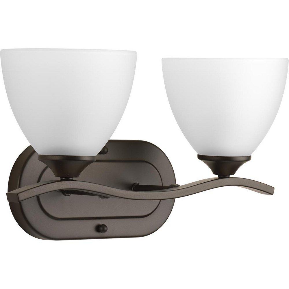 Progress Lighting Antique Bronze 100W 2-Light Medium E-26 Incandescent Vanity Fixture 