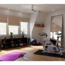 Progress Lighting Brushed Nickel 2 -Blade Ceiling Fan with 56 in. Blade Span 