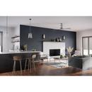 Progress Lighting Brushed Nickel 2 -Blade Ceiling Fan with 56 in. Blade Span 