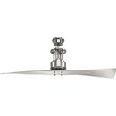 Progress Lighting Brushed Nickel 2 -Blade Ceiling Fan with 56 in. Blade Span 