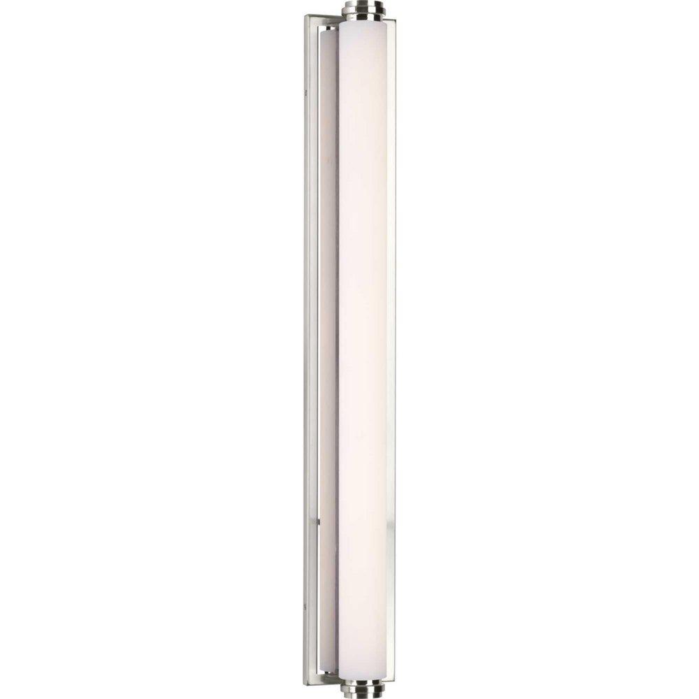 Progress Lighting Brushed Nickel P300094-009-30 1-53W 3000K LINEAR BATH 