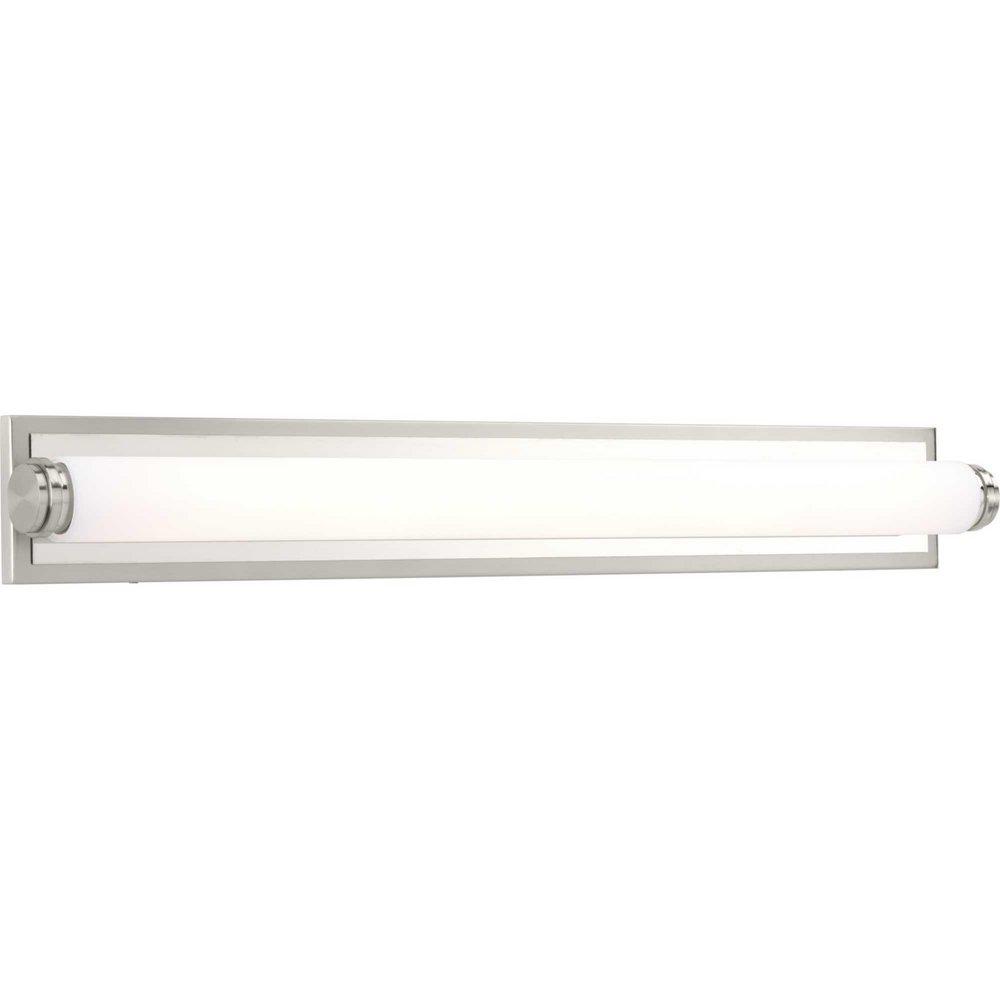 Progress Lighting Brushed Nickel P300094-009-30 1-53W 3000K LINEAR BATH 
