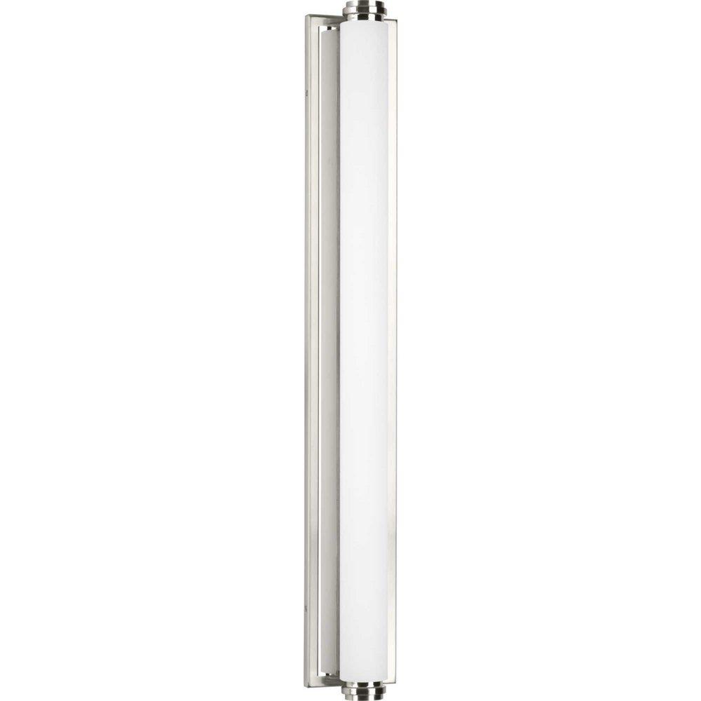 Progress Lighting Brushed Nickel P300094-009-30 1-53W 3000K LINEAR BATH 