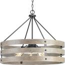 Progress Lighting Graphite 27-3/4 in. 375W 5-Light Medium E-26 Incandescent Pendant 