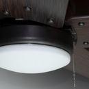 Progress Lighting Forged Black 70W 5-Blade Indoor and Outdoor Ceiling Fan with 60 in. Blade Span and LED Light 