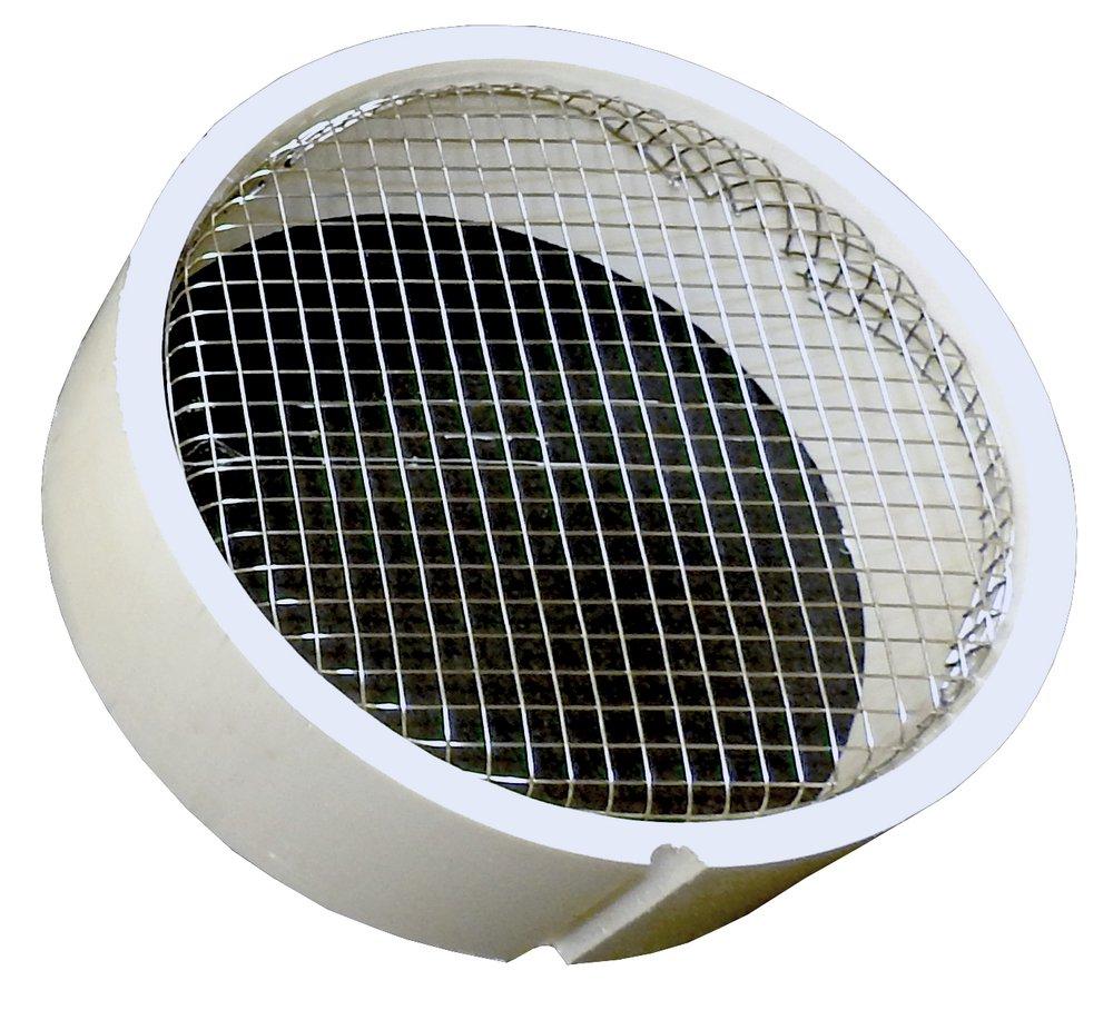 PLUMB-PRO White 3 in. Bird Guard in White 