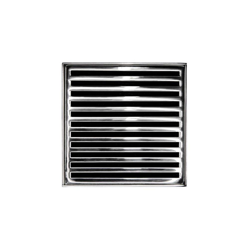 Infinity Drain Polished Stainless 2 in. Plastic Shower Drain 