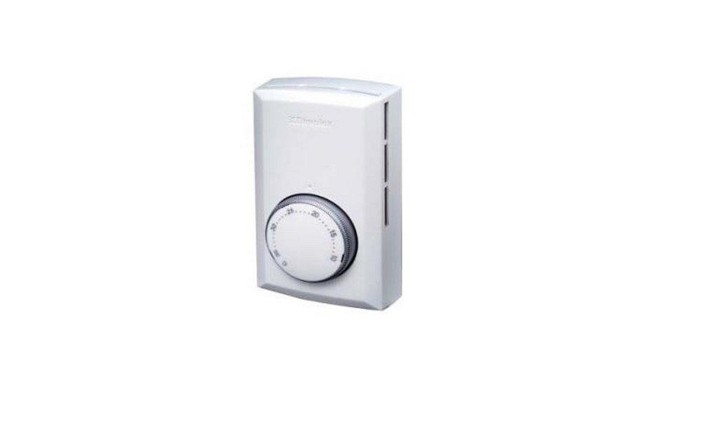 Dimplex North America White 120/208/240/277V Single Pole Line Voltage Thermostat 