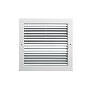14 x 14 in. Deflection Return Air Grille in Sky White